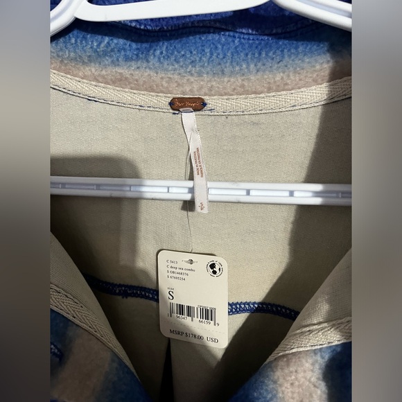 Free People | Ruby Shacket Oversized *Deep Sea Combo - Picture 3 of 10